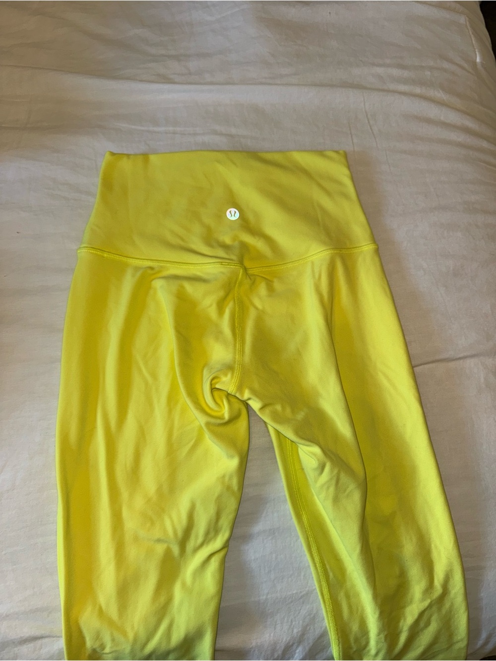 lululemon athletica Neon Yellow Women’s High Rise Leggings